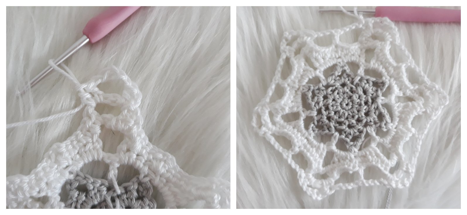 Blog-Inhaltsbild für 'Sternentischdecke, kostenlose Häkelanleitung'